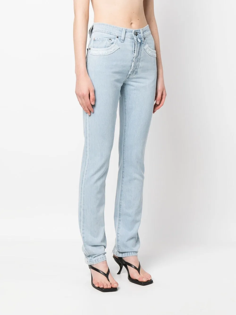 032 C Patchwork Organic Cotton Jeans