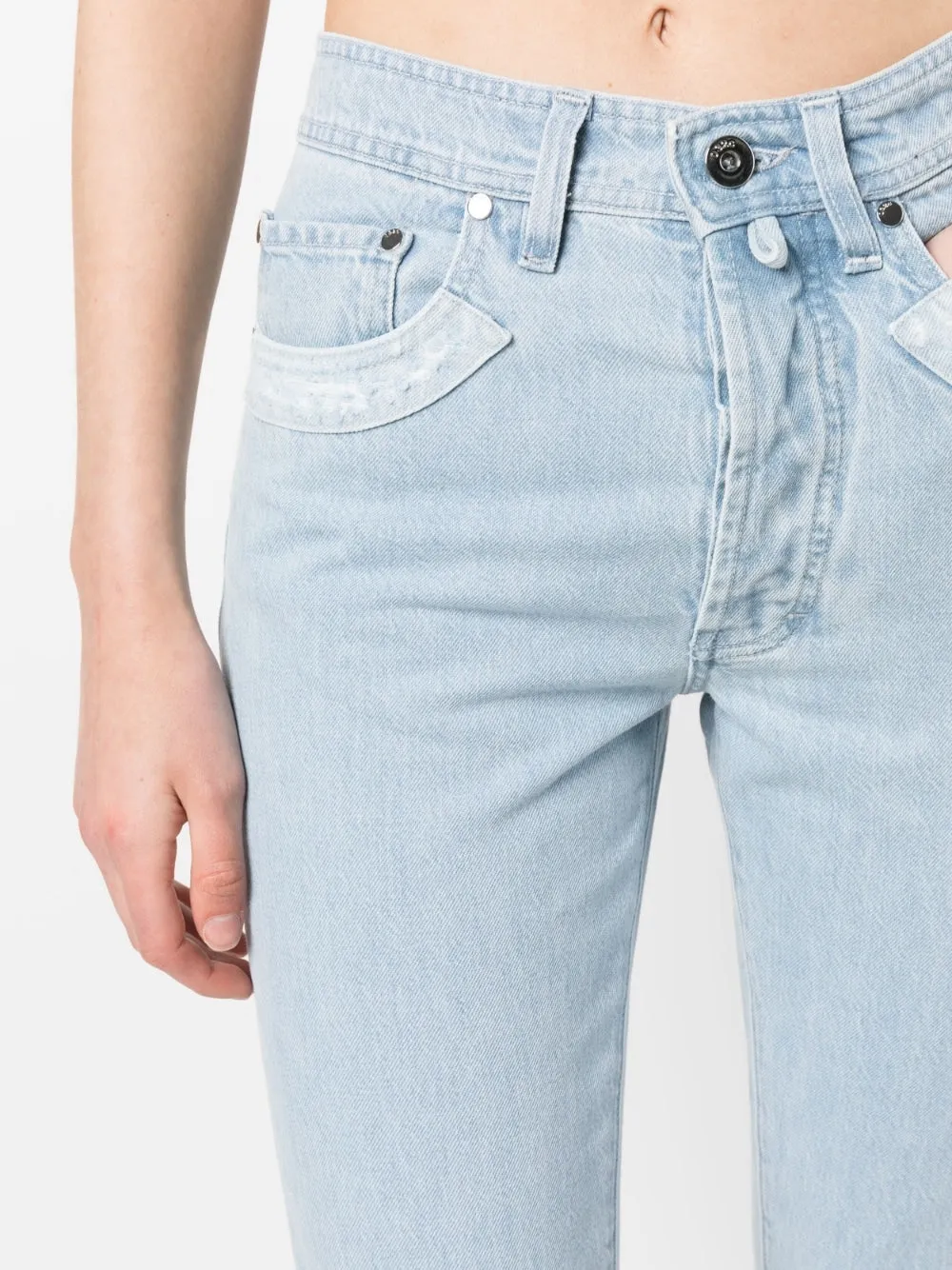 032 C Patchwork Organic Cotton Jeans