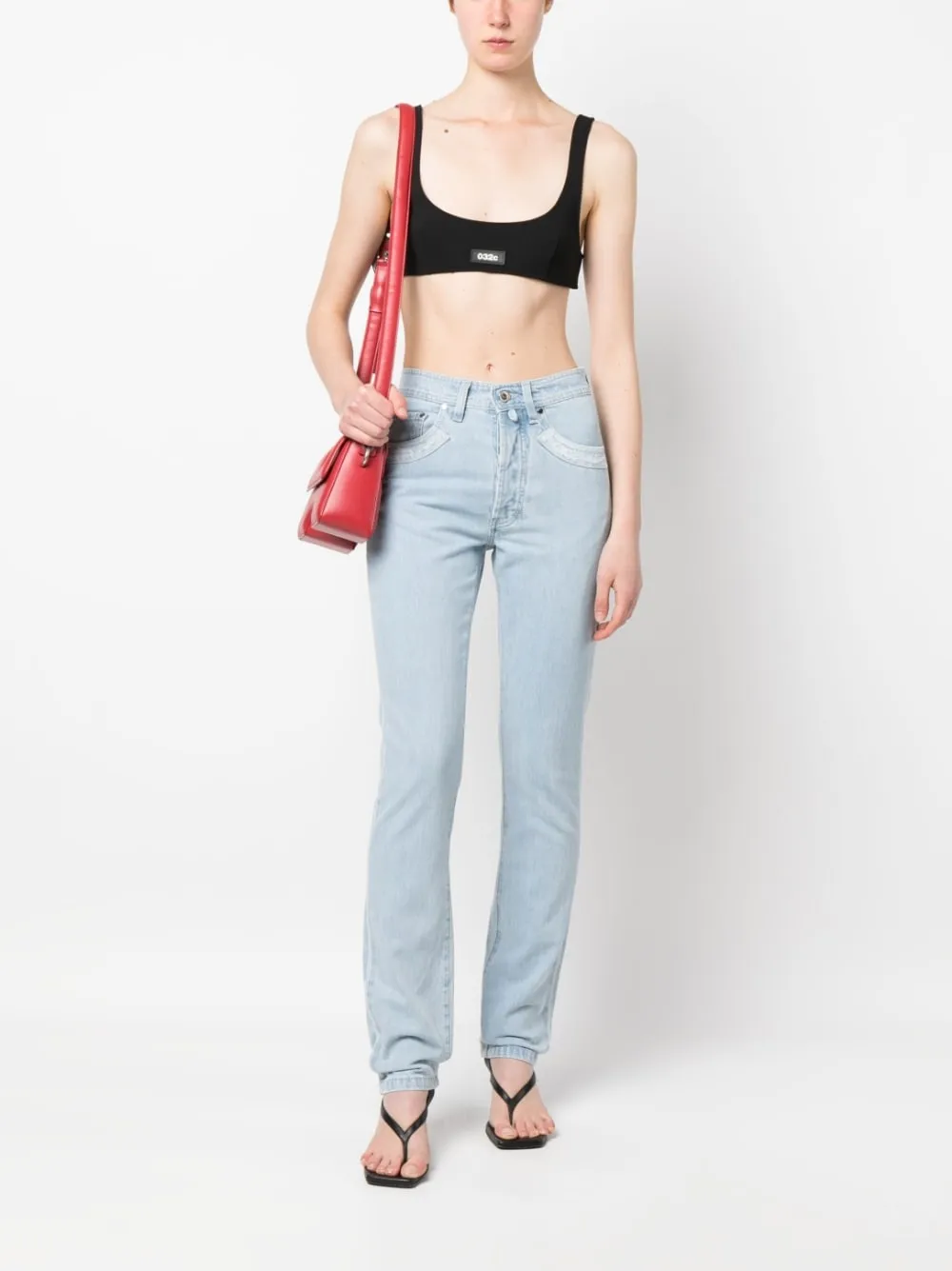 032 C Patchwork Organic Cotton Jeans