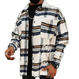 Angelo Ricci™ Fashion Buttoned Printed Outerwear Cardigan