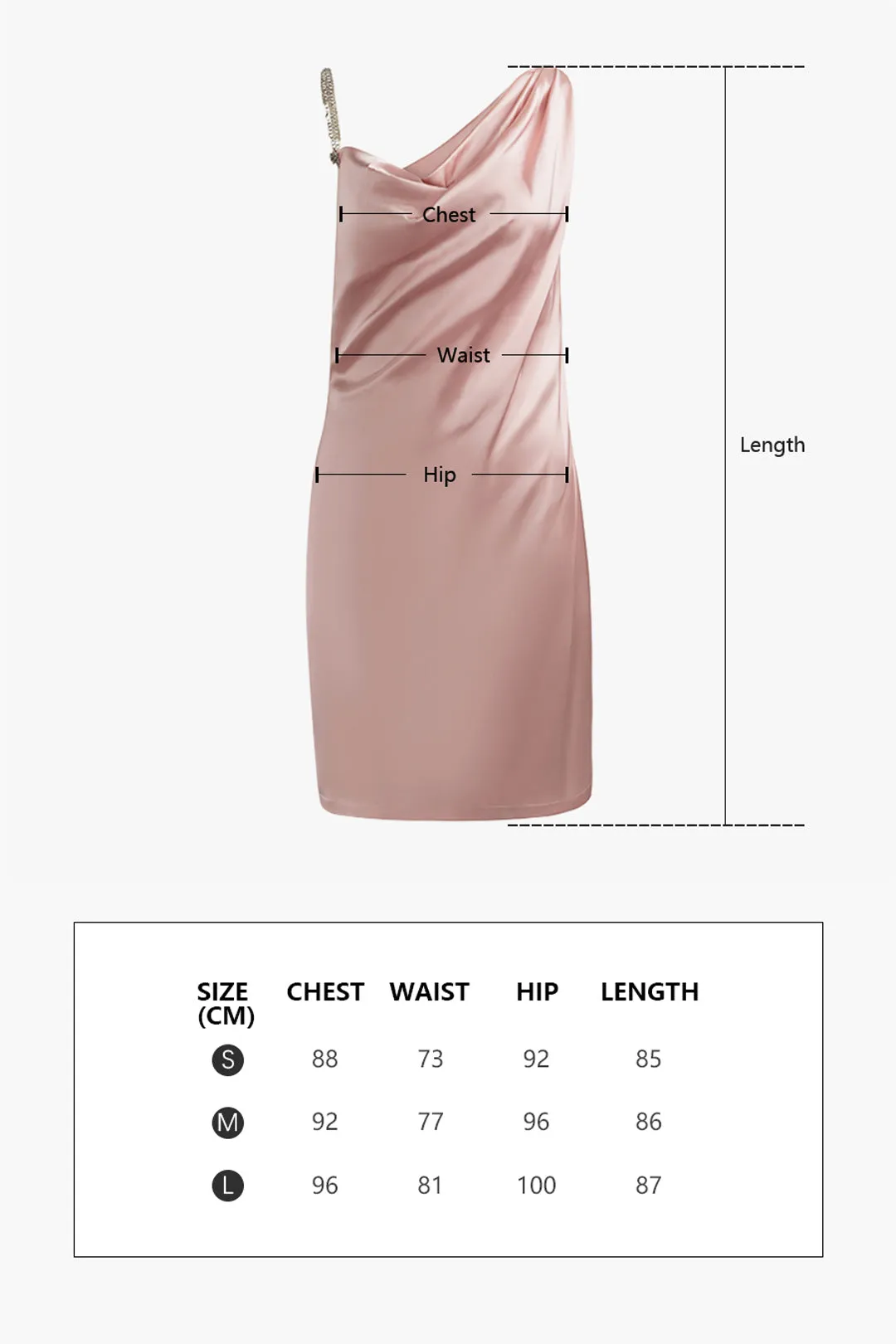 Asymmetric suspender dress | Thin cherry pink dress | Holiday dress