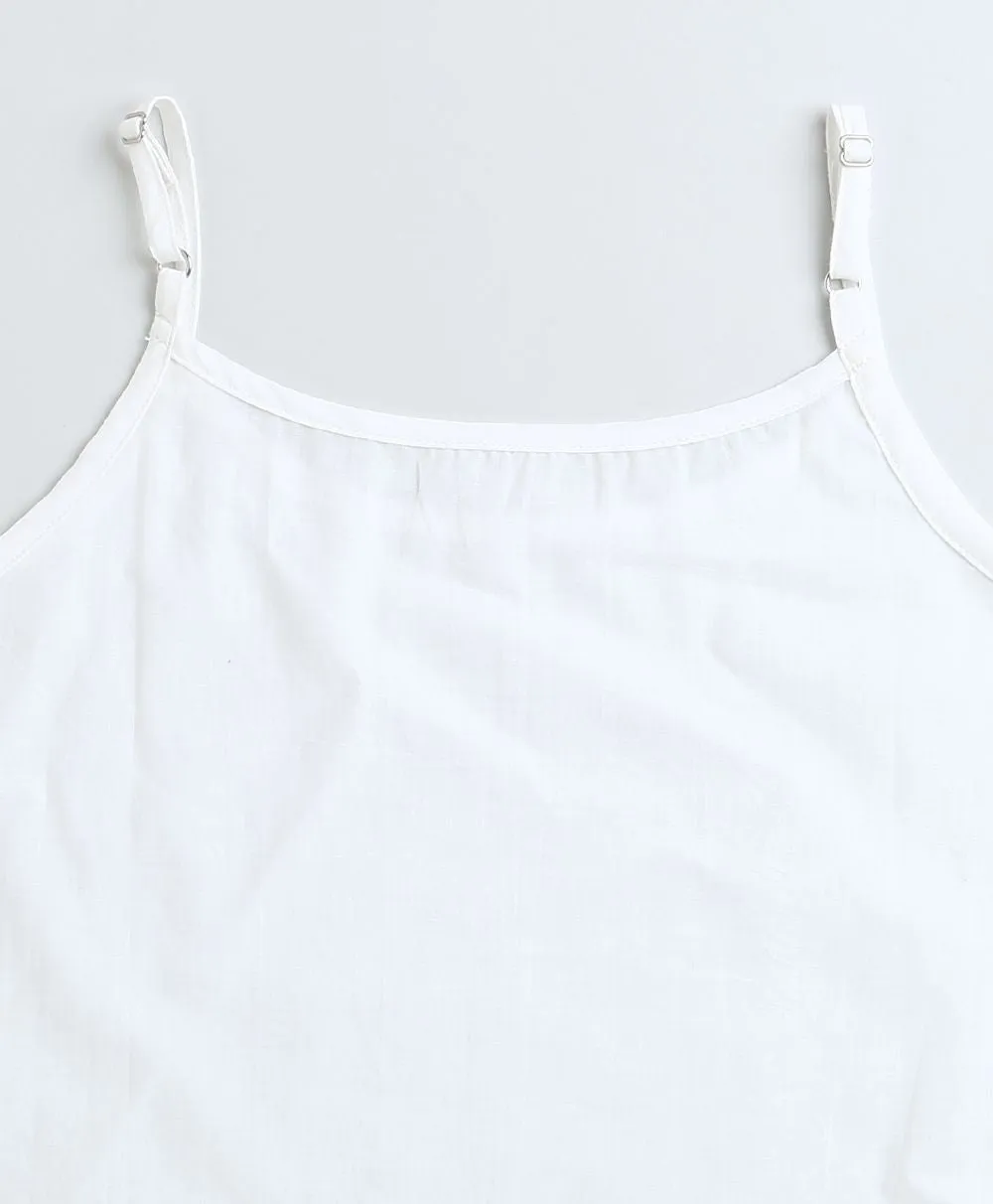 Baseball Collar Cotton Schiffly Jacket with an Inner Slip