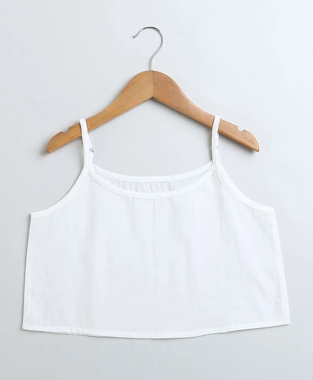 Baseball Collar Cotton Schiffly Jacket with an Inner Slip