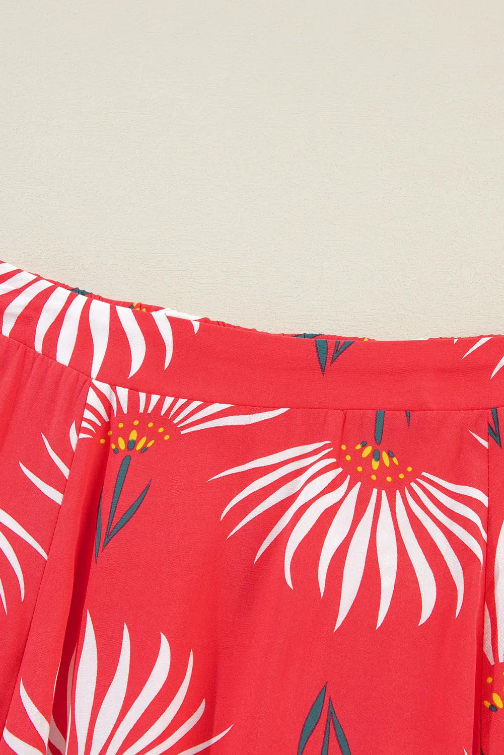 Beach-Ready Floral Maxi Set