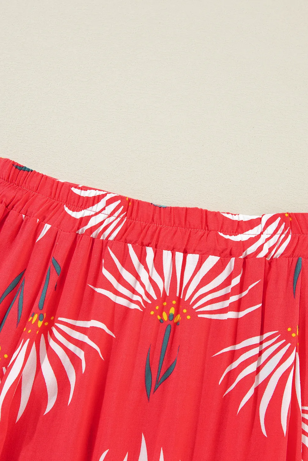 Beach-Ready Floral Maxi Set