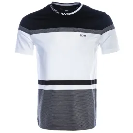 BOSS Tee 8 T Shirt in Black & White