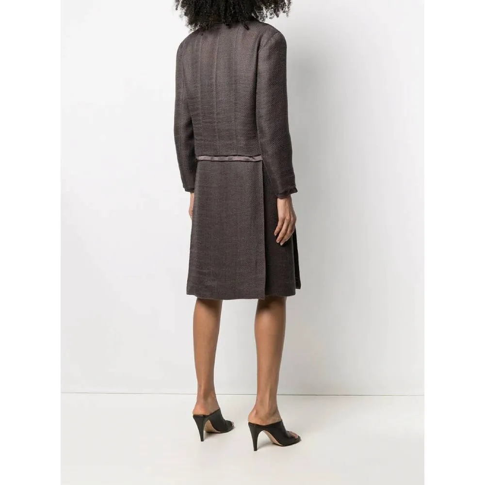 CHANEL Chanel Grey Mohair Skirt Suit