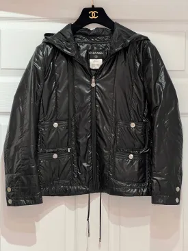 CHANEL HOODED NYLON JACKET