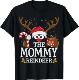 Christmas Matching The Mommy Reindeer Family T-Shirt