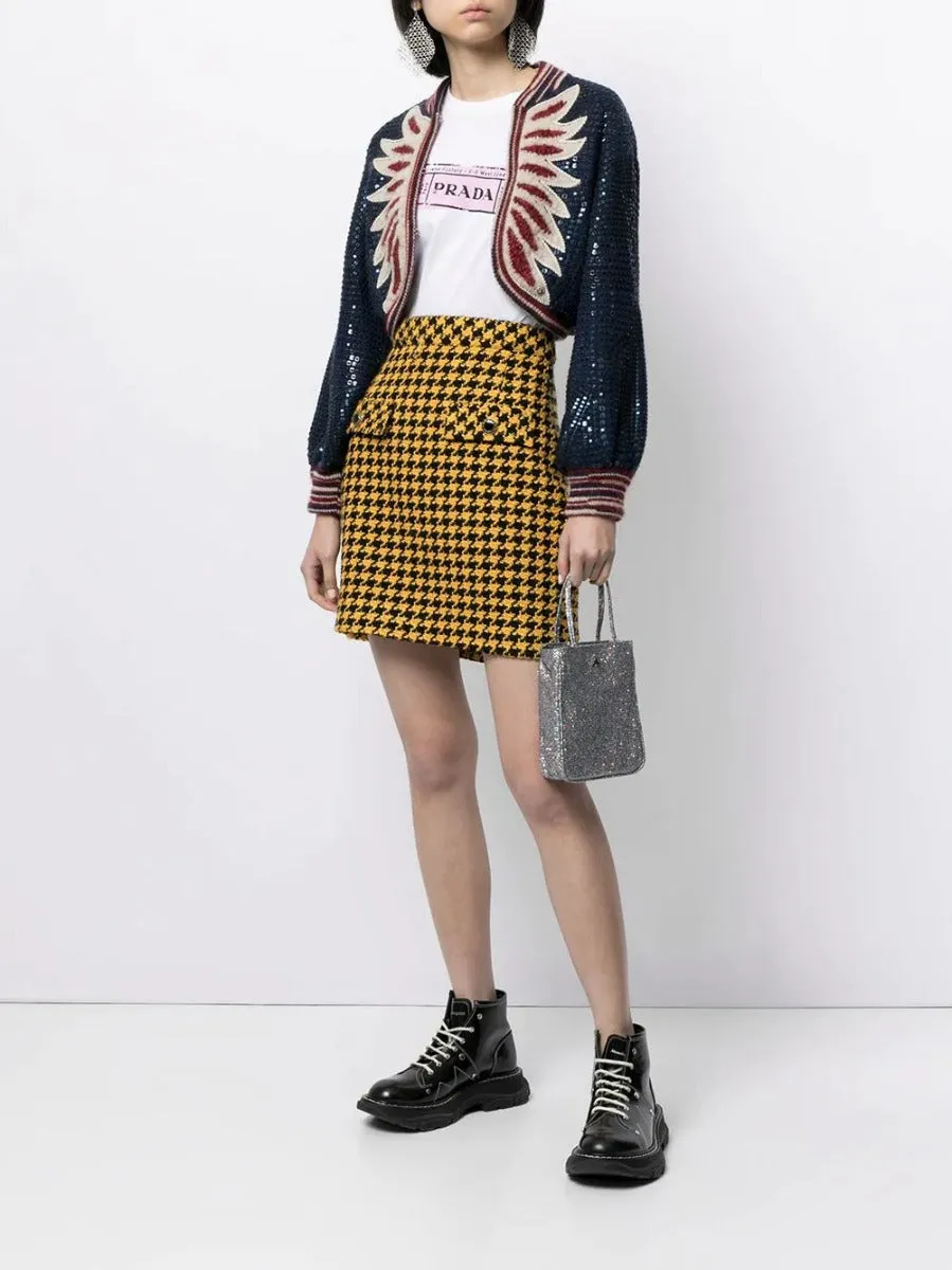 Cropped Sequin Jacket