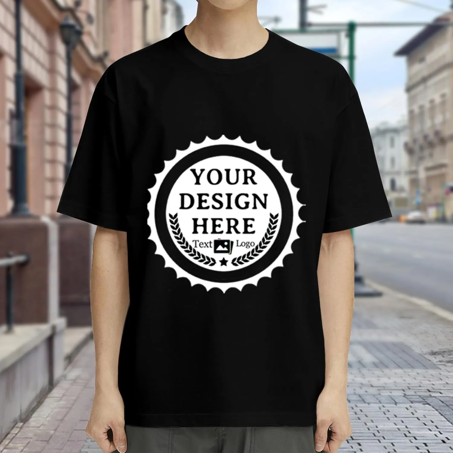 Custom T Shirts Made in USA Bulk Customized T Shirts for Men Women Design Your Own Personalized Shirt Tee Gifts