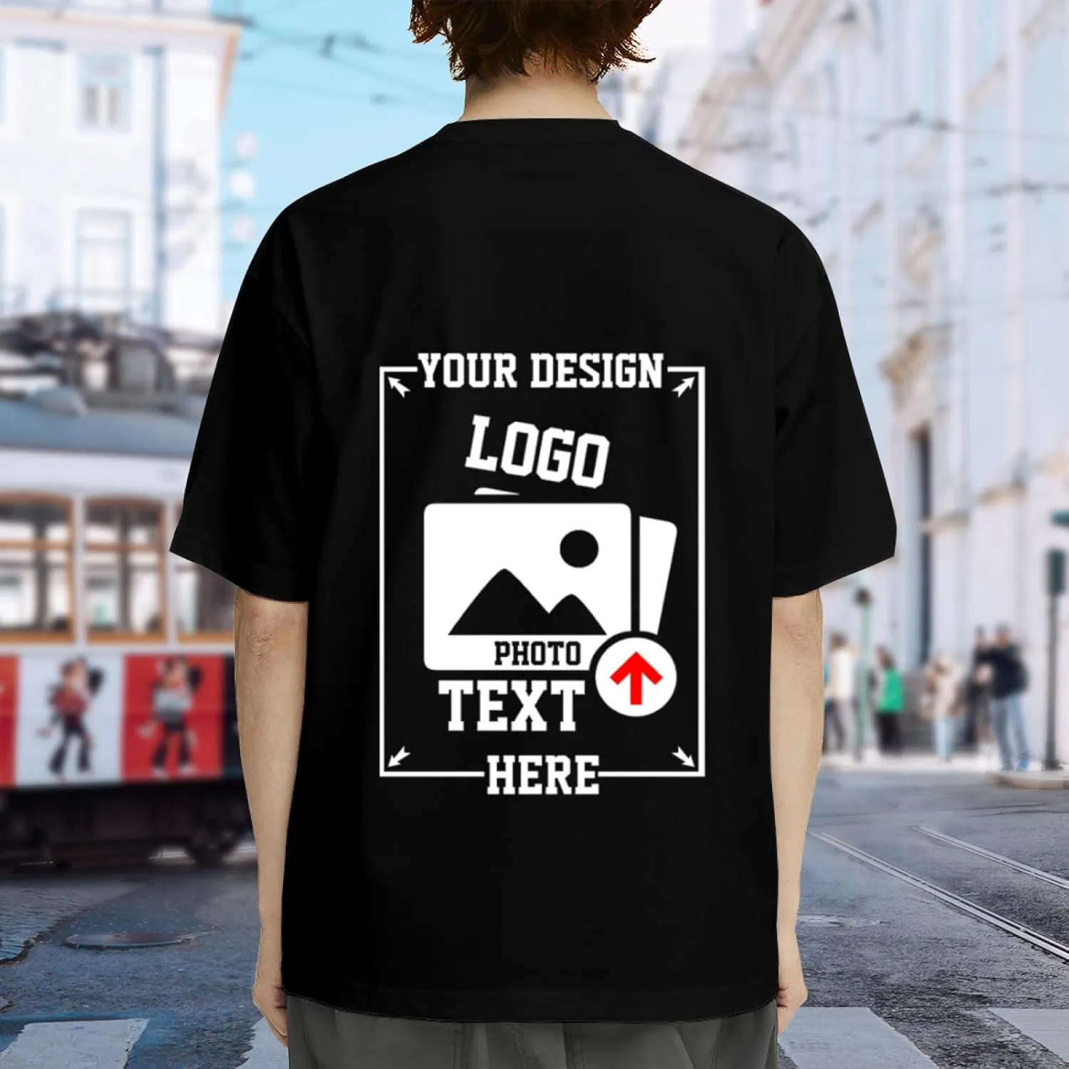 Custom T Shirts Made in USA Bulk Customized T Shirts for Men Women Design Your Own Personalized Shirt Tee Gifts