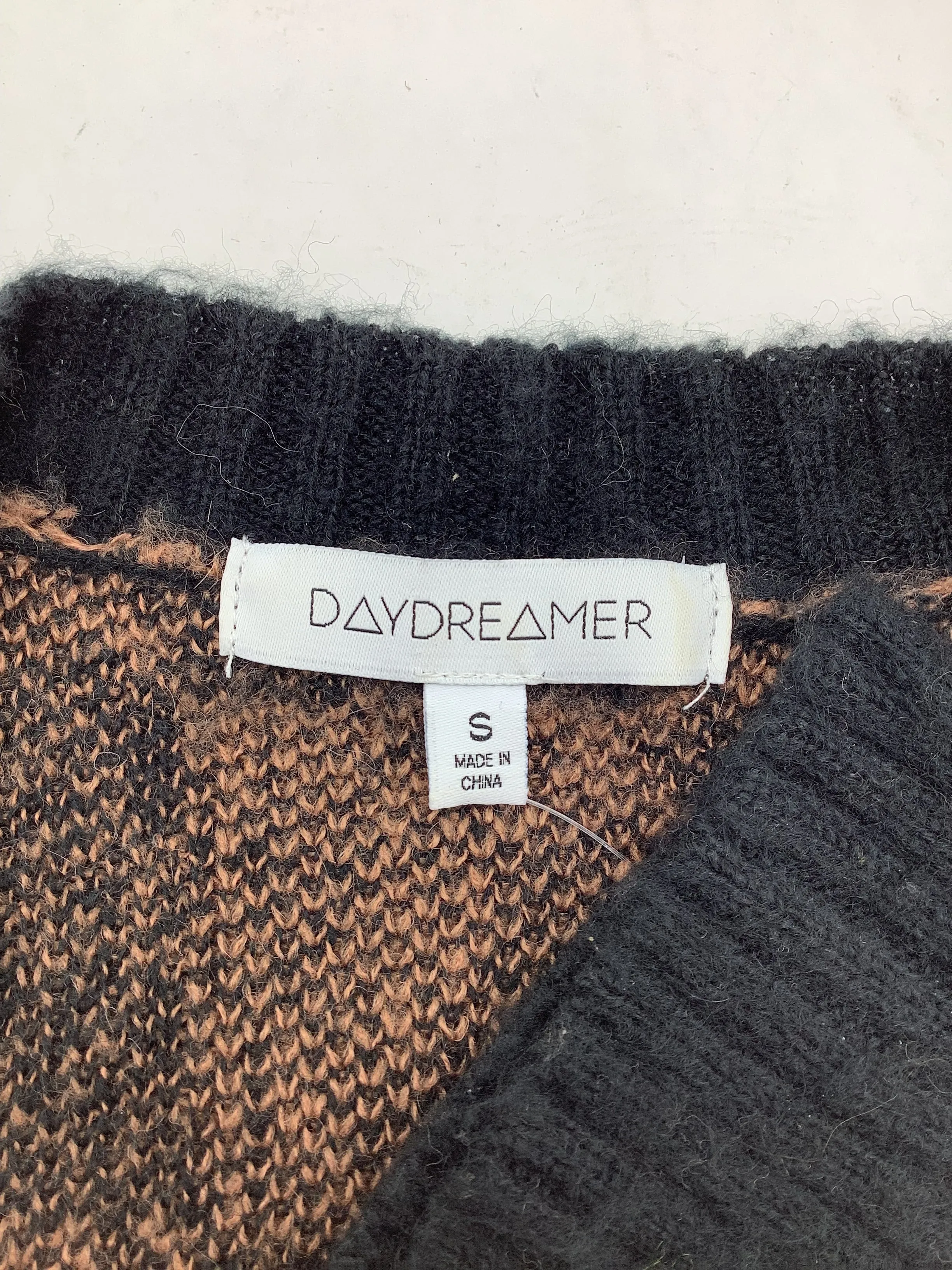 Day Dreamers Sweater Cardigan Checked Print Size: S
