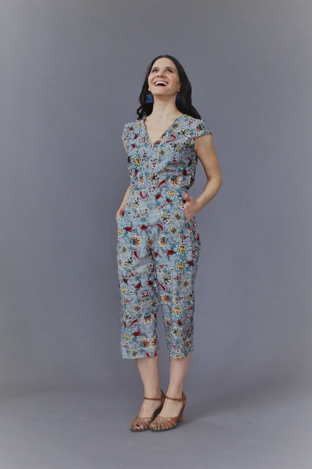 Francis Jumpsuit ~ Floral Print Size S #FRAN1