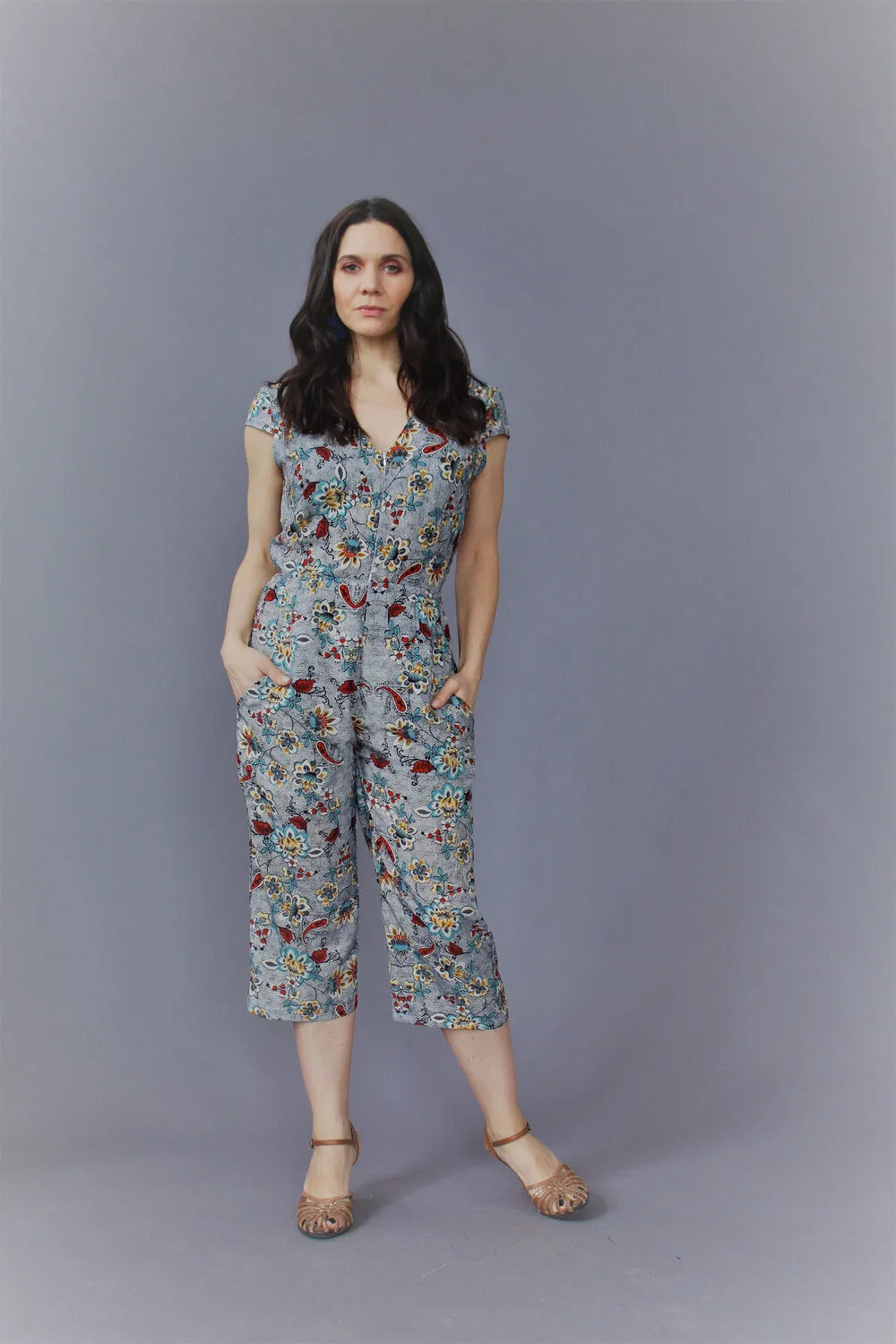 Francis Jumpsuit ~ Floral Print Size S #FRAN1