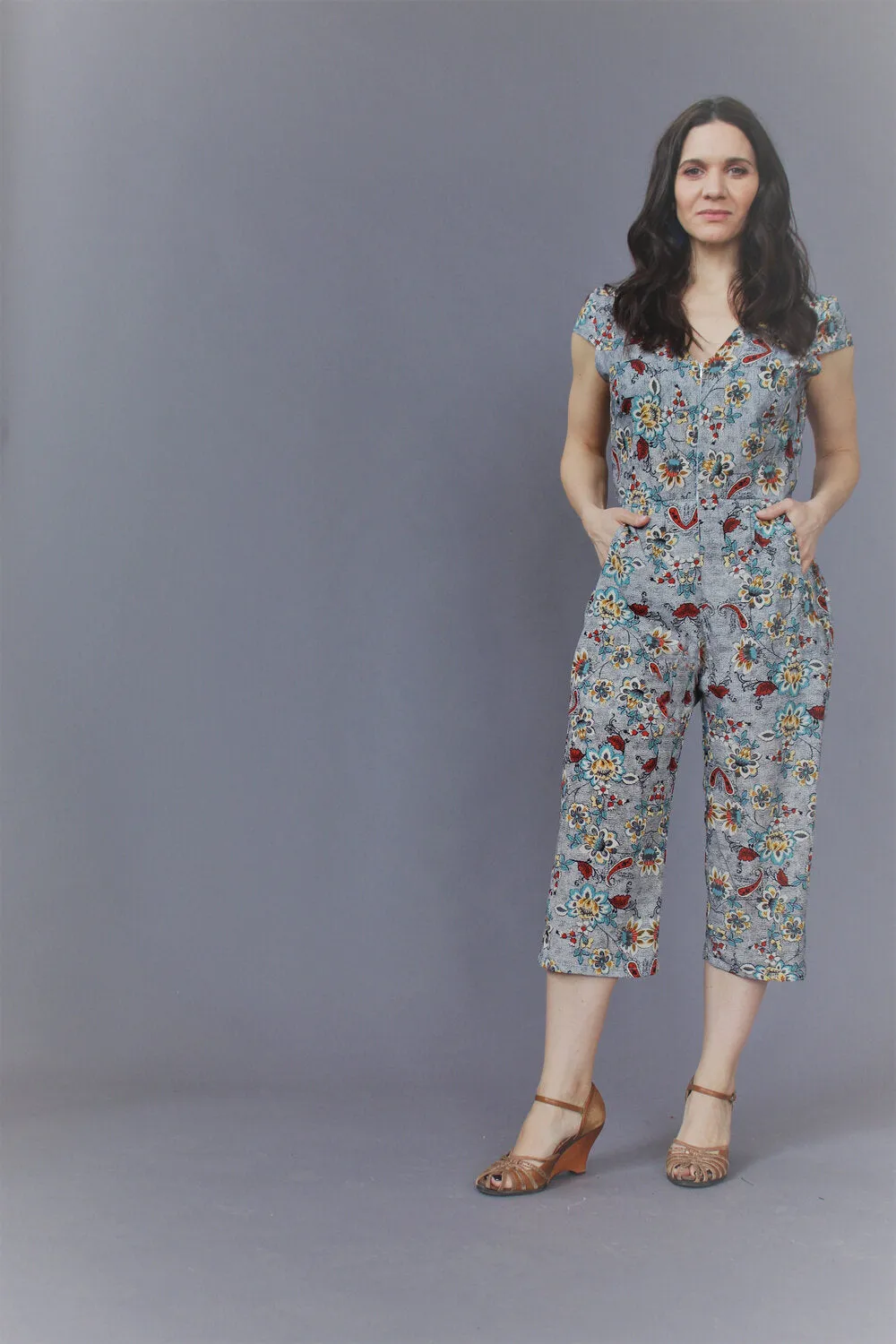 Francis Jumpsuit ~ Floral Print Size S #FRAN1