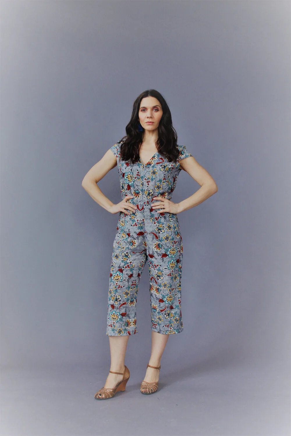 Francis Jumpsuit ~ Floral Print Size S #FRAN1