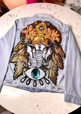 Ganesh In Love Light Jacket Light Blue