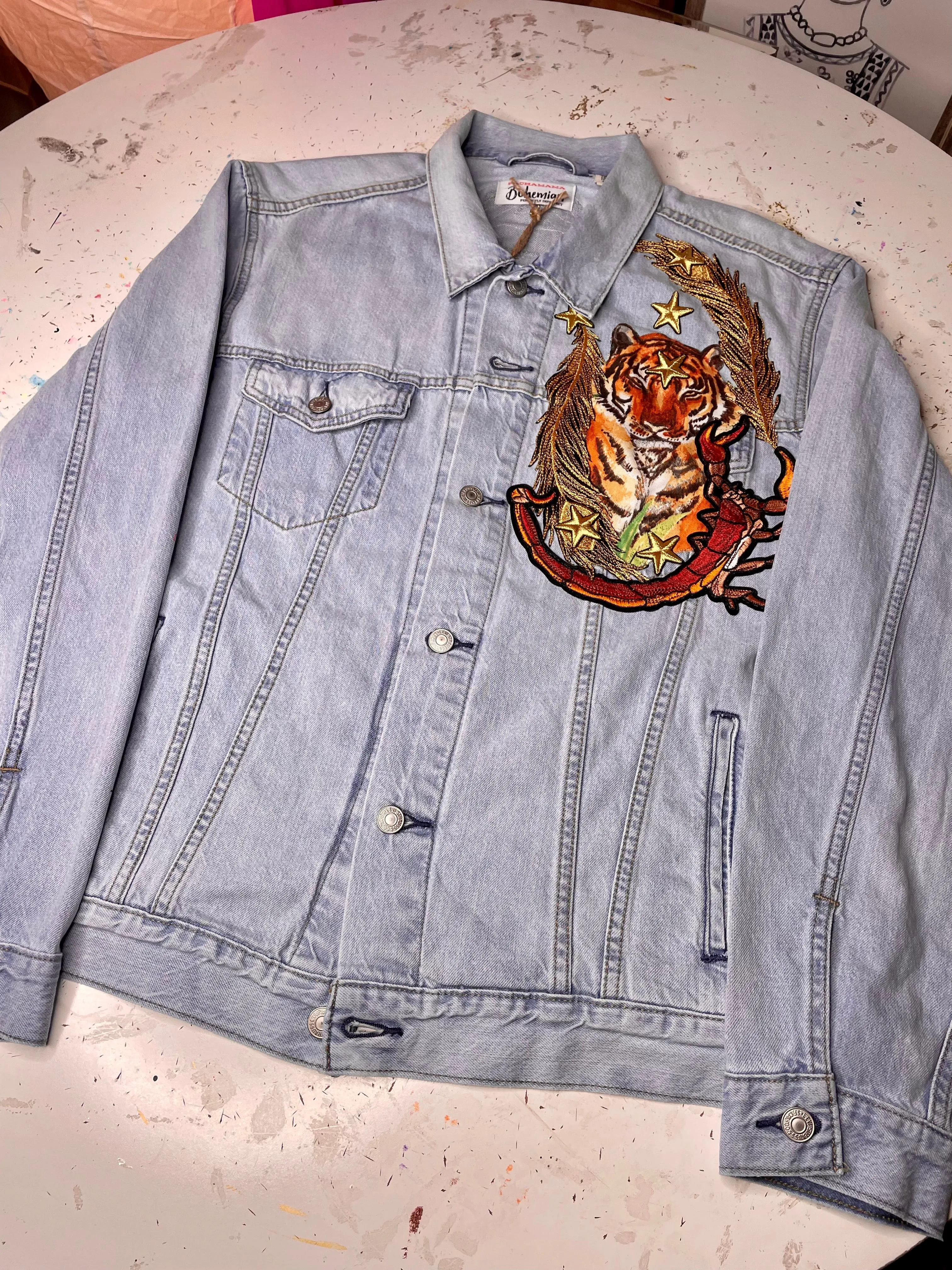 Ganesh In Love Light Jacket Light Blue