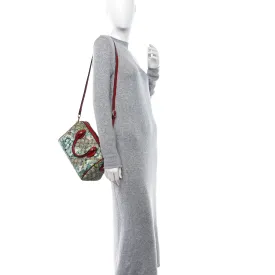 Gucci Gg Supreme Blooms Small Boston