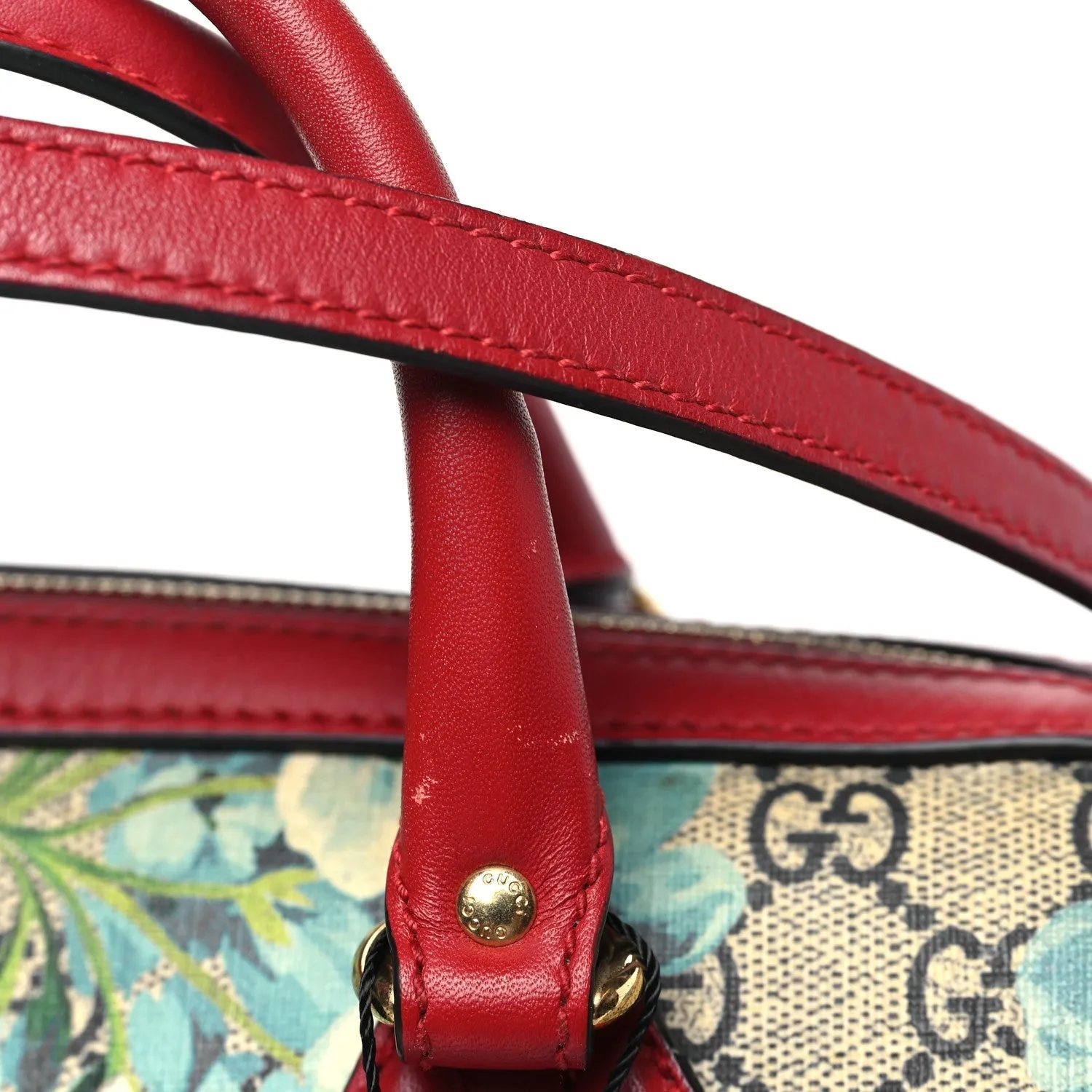 Gucci Gg Supreme Blooms Small Boston