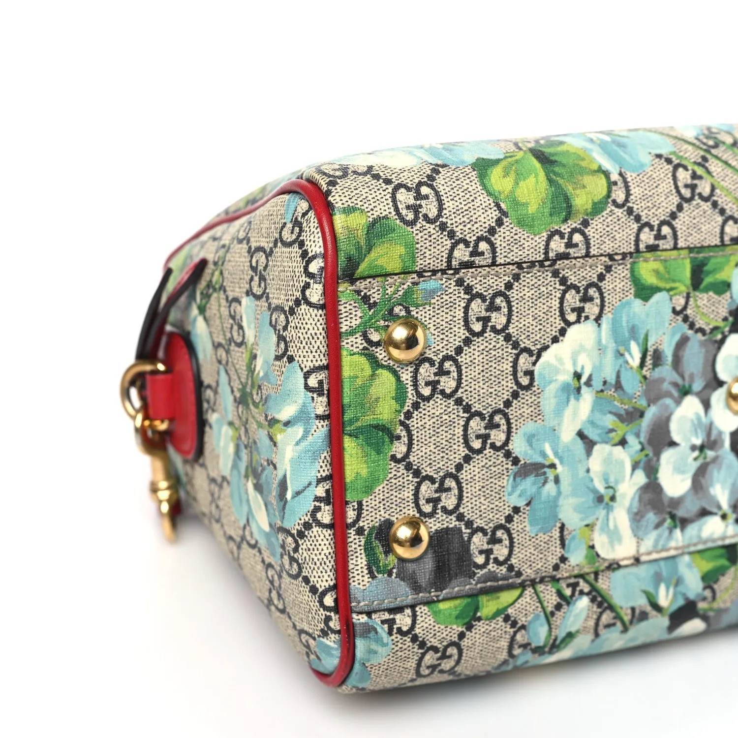 Gucci Gg Supreme Blooms Small Boston