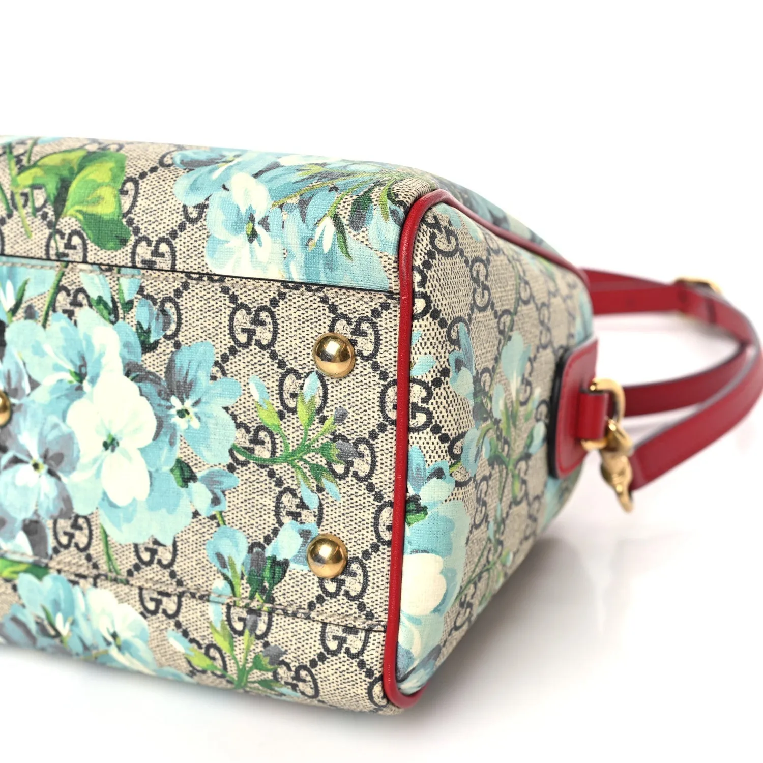 Gucci Gg Supreme Blooms Small Boston
