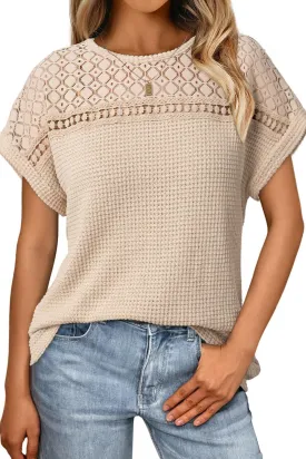 KevaMolly Womens T Shirts Solid Batwing Sleeve Cross Wrap Hem Tee Casual Tshirt Trendy Fitted Tee Tops