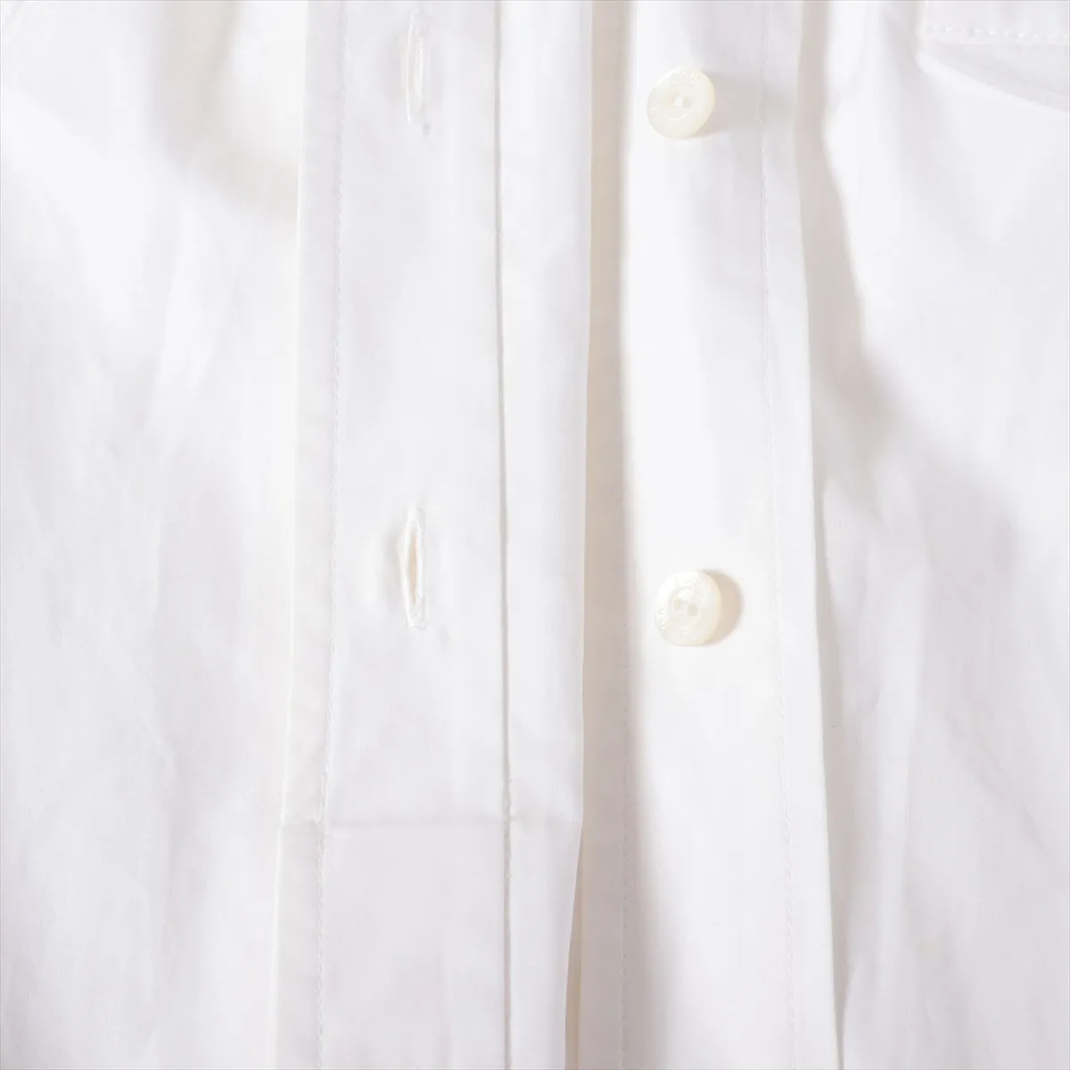 Louis Vuitton Long Sleeve Polo Dress White
