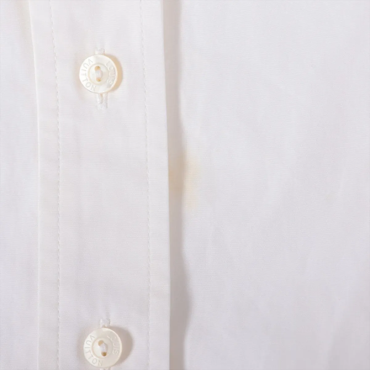 Louis Vuitton Long Sleeve Polo Dress White