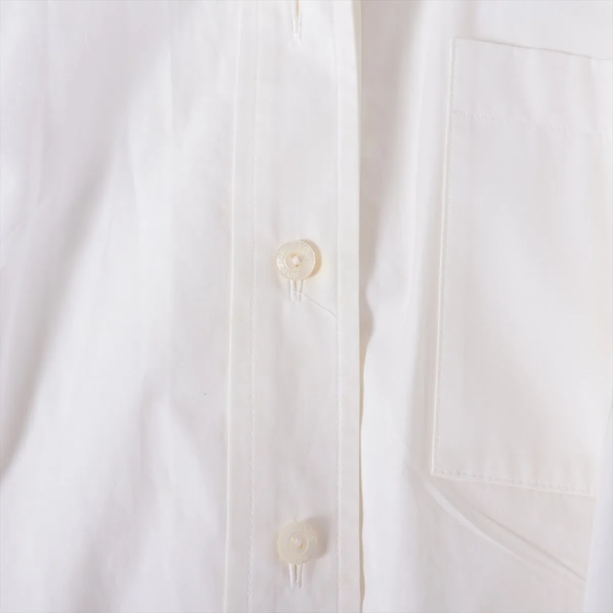 Louis Vuitton Long Sleeve Polo Dress White