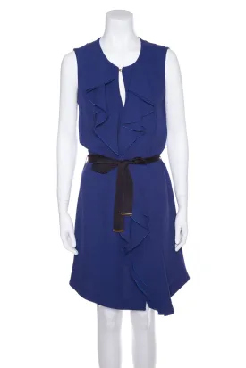 Louis Vuitton Royal Blue Sleeveless Dress SZ 40