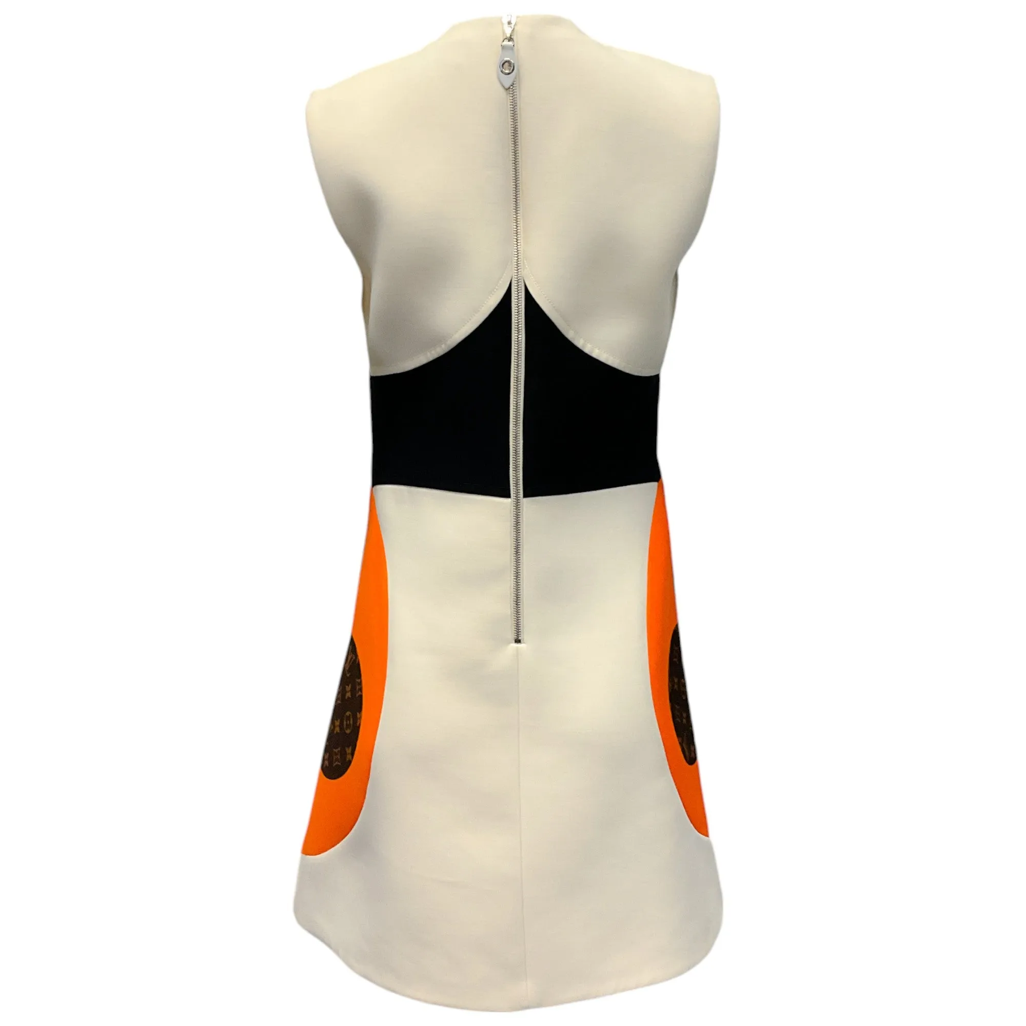 Louis Vuitton Sleeveless Dress with Giant Monogram Flowers