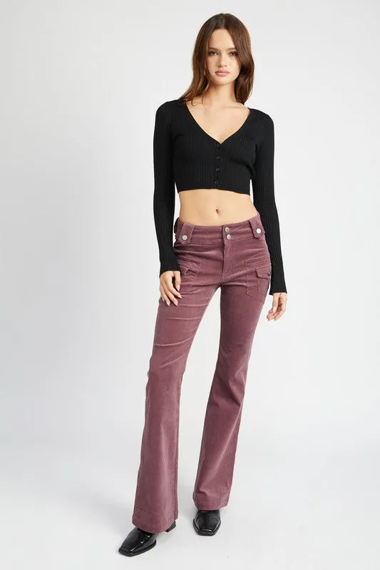 Low Rise Bell Bottoms