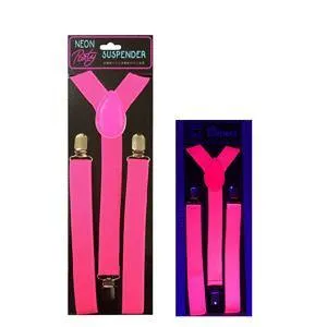 Pink Neon Suspender