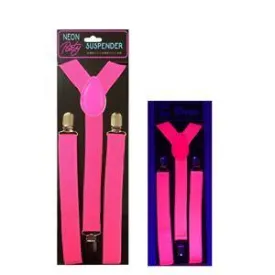 Pink Neon Suspender