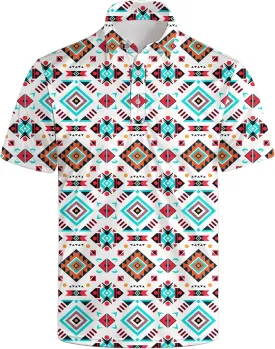 Polo Shirts for Men Moisture Wicking Mens Polo Shirts Patriotic Shirts for Men