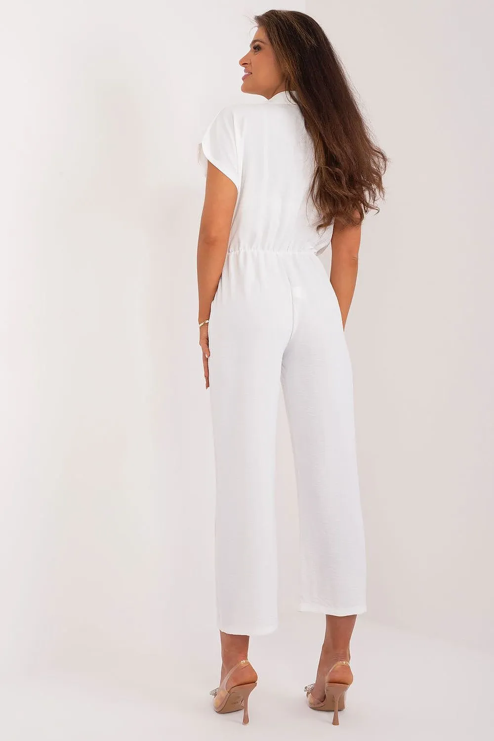 Sleek Sophistication Short Sleeve Jumpsuit