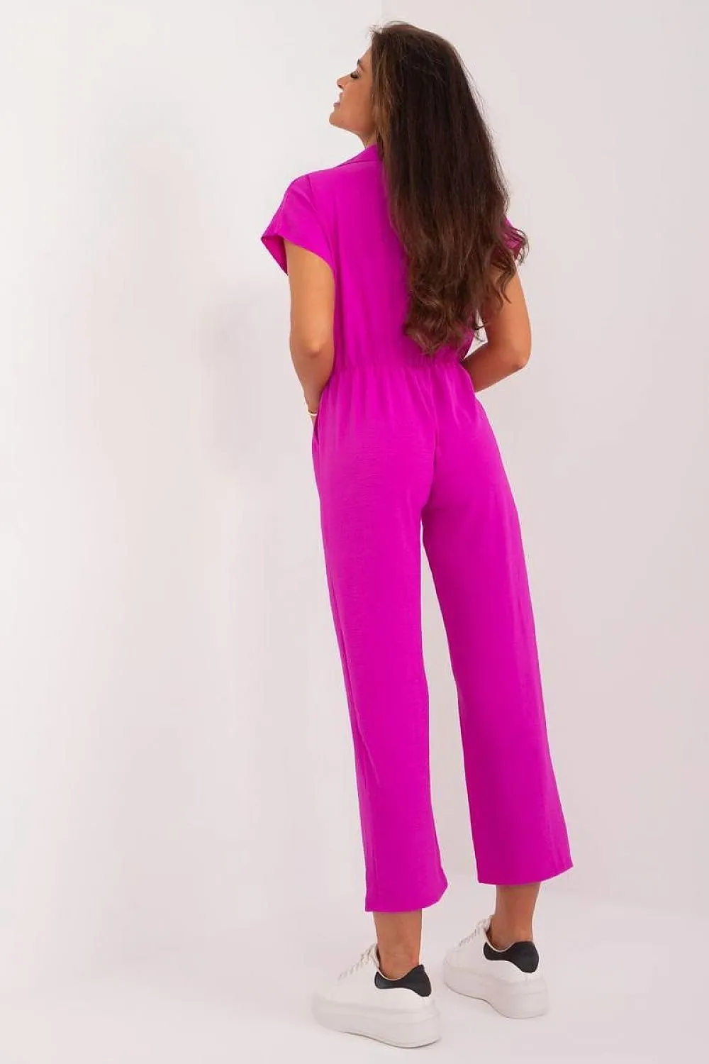 Sleek Sophistication Short Sleeve Jumpsuit